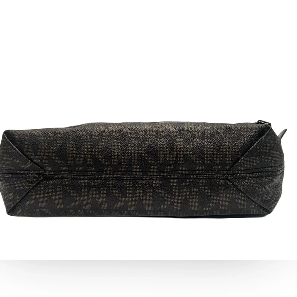 Michael Kors Logo Aubrey Brown and Black Women's Bag
